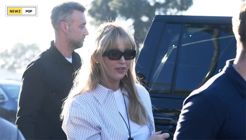 Jennifer Lawrence visit the Dodgers game