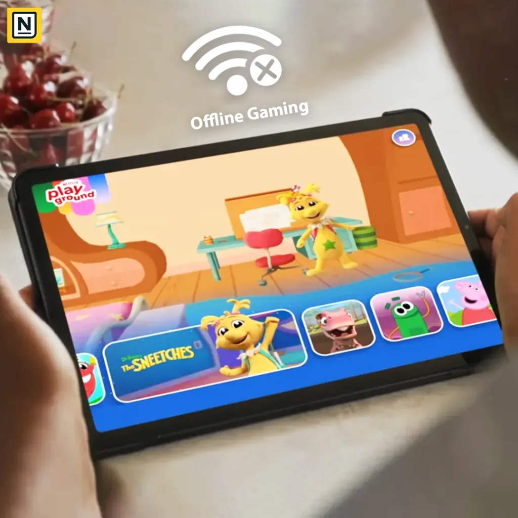 Offline playing facility and easy access: