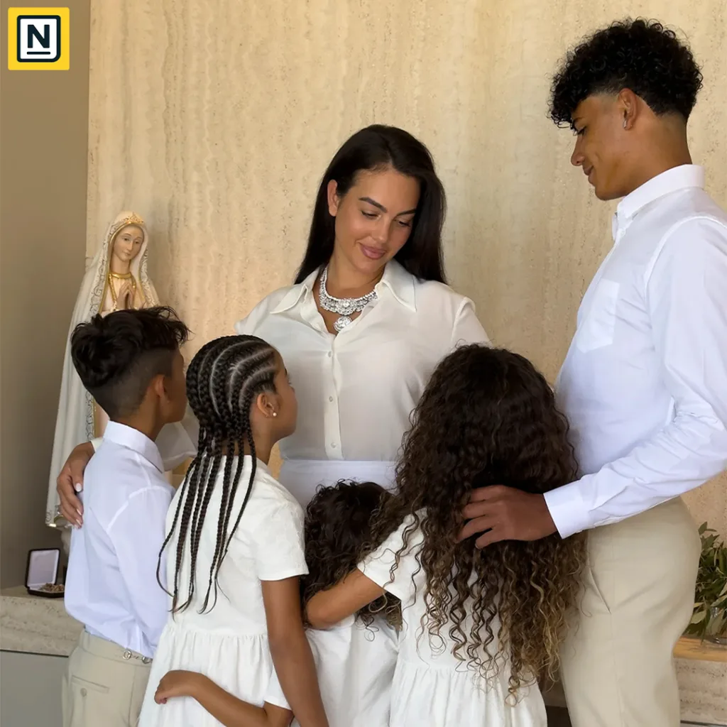 The five children, namely Cristiano Jr., Eva Maria and Mateo, Alana Martina, and Bella Esmeralda, were the main guests during the wedding ceremony.