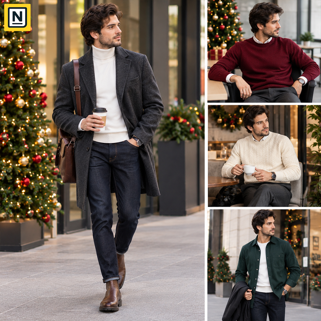 Men’s Christmas Fashion 2026, Casual Wear for Christmas at Work