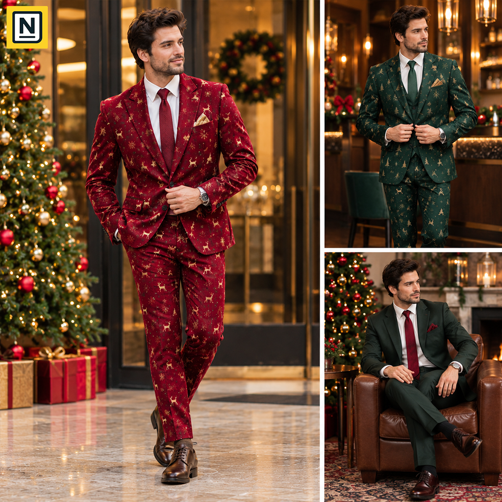 Men’s Christmas Fashion 2026, Christmas Wok Party Attire