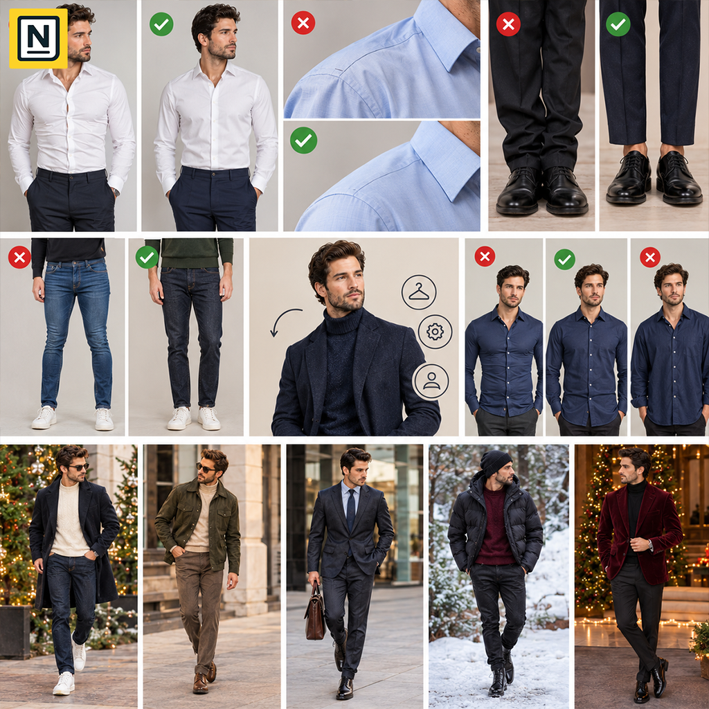 Men's Clothes-fitting guide